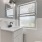 modern fixtures in a bright bathroom