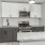 kitchen with white cabinets and stainless steel appliances